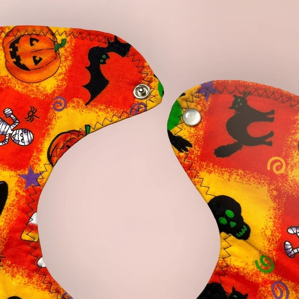 Handmade Halloween Baby Bib 🎃